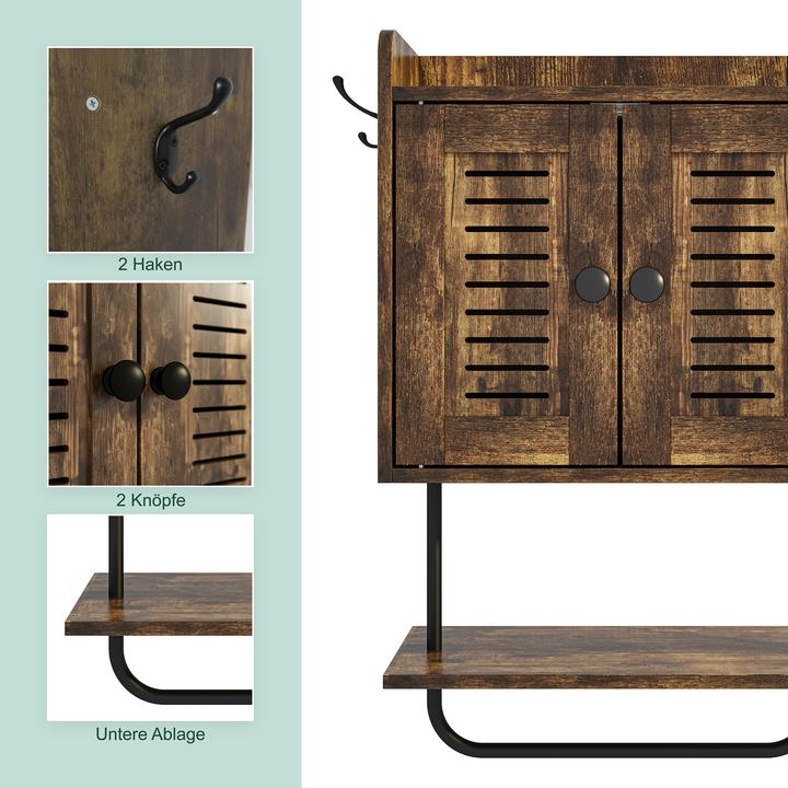 Produktbild Relaxdays Hängeschrank (40 x 17.50 x 61 cm)