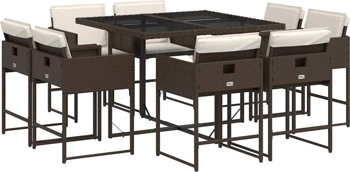 Brown and cream white