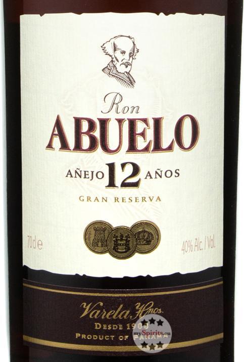Produktbild Ron Abuelo 12 Años (1 x 70 cl)