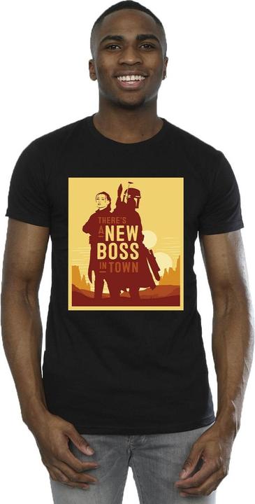 Produktbild Star Wars The Book Of Boba Fett New Boss Sun Silhouette TShirt (S)