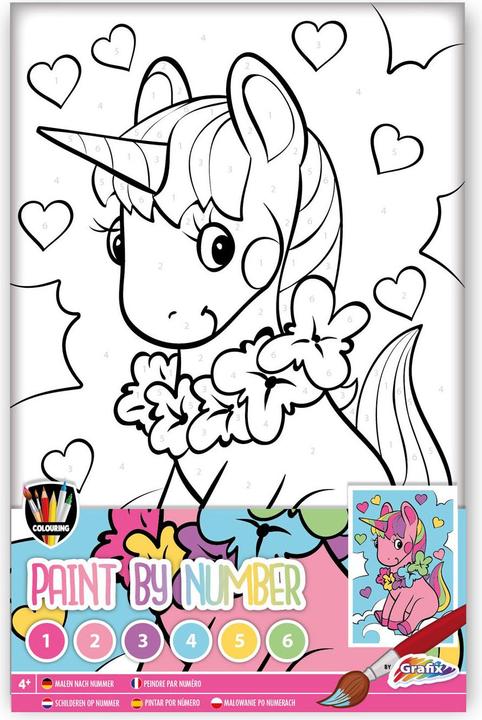 Produktbild Grafix Schilderen op Nummer - Eenhoorn