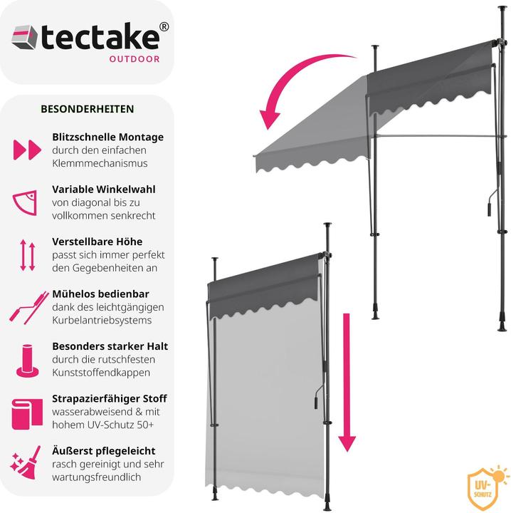 Image du produit tectake Store à pince (1.50 m)