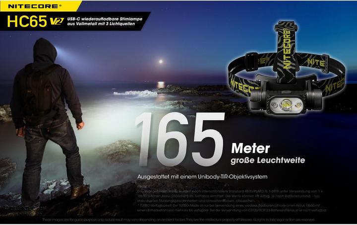 Immagine prodotto Nitecore HC65 V2 USB (1750 lm)