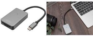 Produktbild Digitus USB-C Card Reader, 2 Port, High Speed (USB 2.0)
