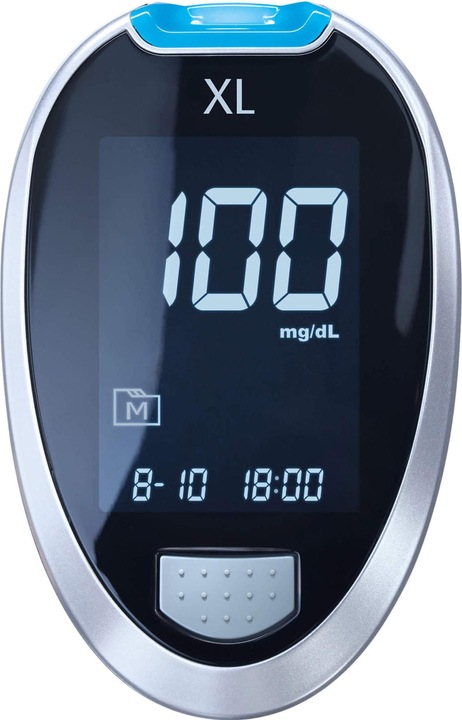 Produktbild Aktivmed GlucoCheck XL Blutzuckermessgerät Set mg/dl, 1 St (Blutzuckermessgerät)