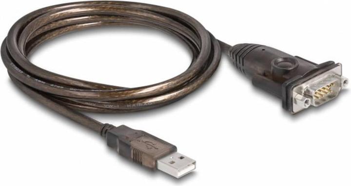 Image du produit Delock Adaptateur série 62645 USB type-A vers RS-232 avec écrous (1.50 m, VGA)