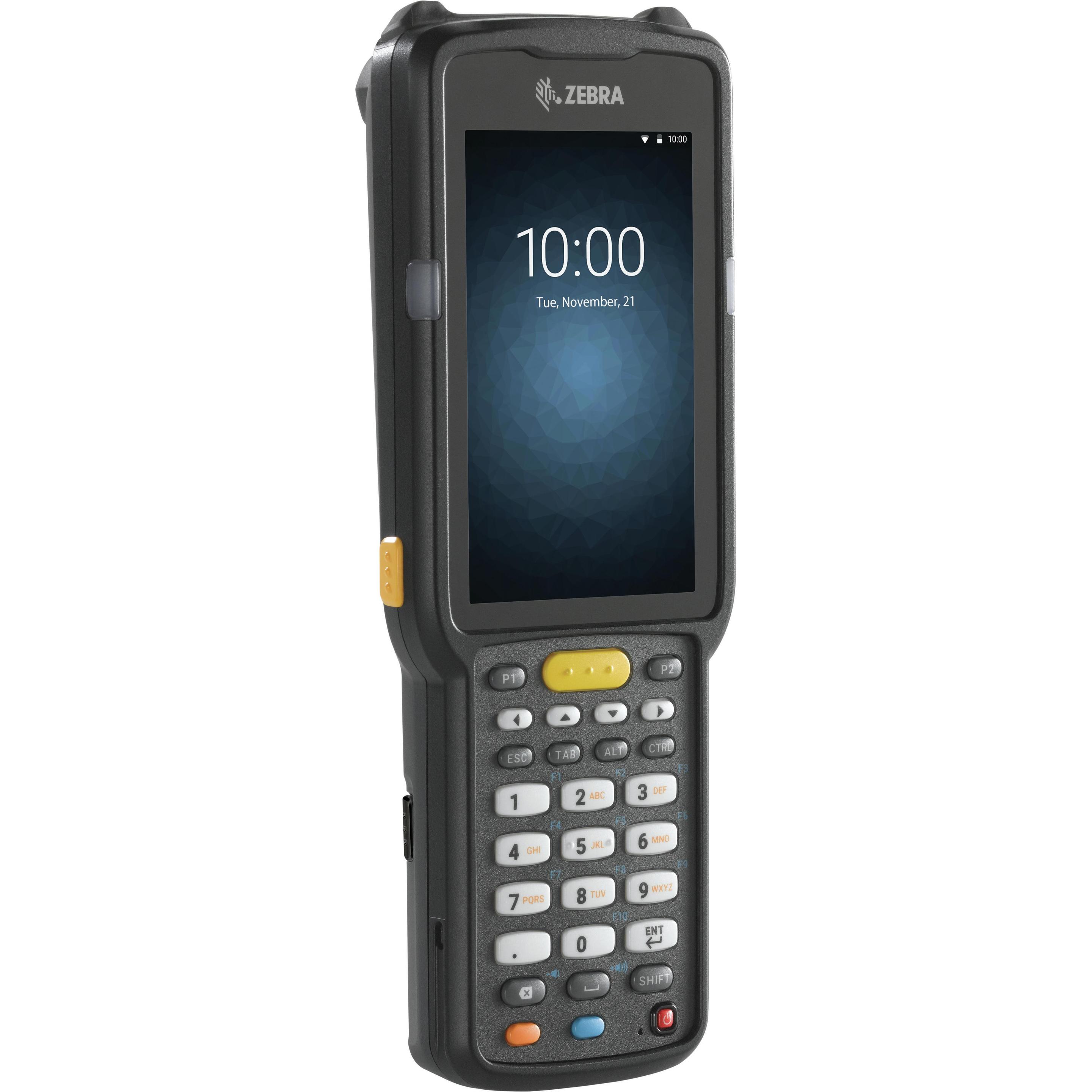 Zebra MC3300x Handheld Mobile Computer 10,2 cm (4 Zoll) 800 x 480 Pixel Touchscreen 505 g Schwarz (1D-Barcodes), Barcode...
