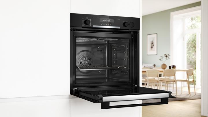 Image du produit Bosch Hausgeräte HRG578BB7 - Serie 6 - Oven met stoom - Zwart - Energielabel A+ (HRG578BB7)