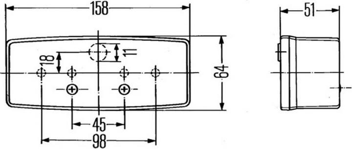 Actual product image Hella Taillight 2V Fendt