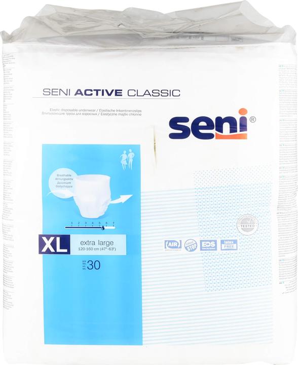Actual product image Seni Active Classic disposable pants breathable waist 120-160cm 5.5 drops (30 x, Large plus)