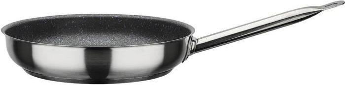 Actual product image GSW Frying pan LE CHEF PROFILE 28 cm stainless steel non-stick coating INDUCTION (Frying pan, Stainless steel)