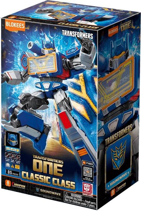 Produktbild Blokees Transformers Classic Class 17 Transformers One Soundwave