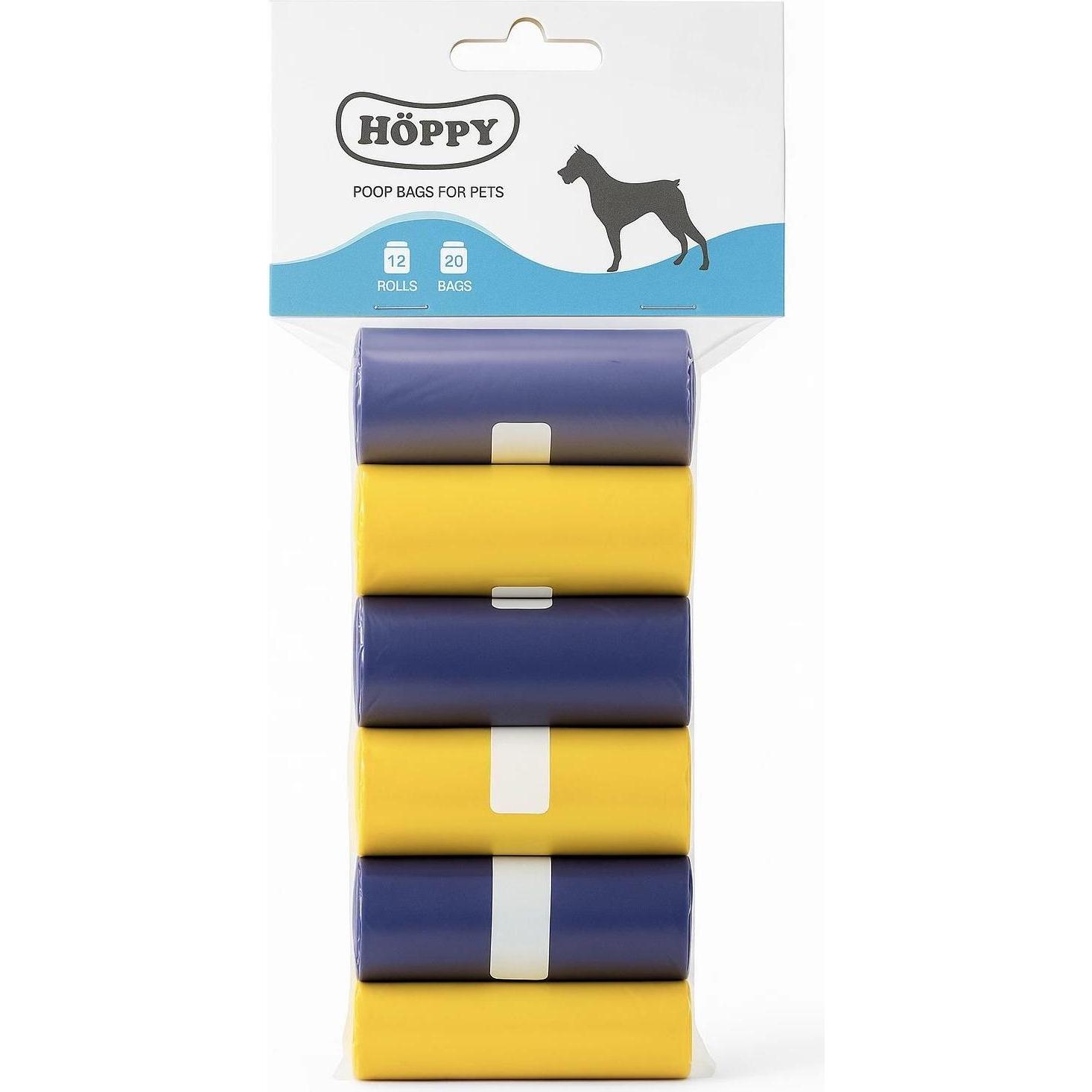 Comparer les prix de Hoppy Pets Bags for dog excrement, 12 pcs (Chien), Équipement de toilettage