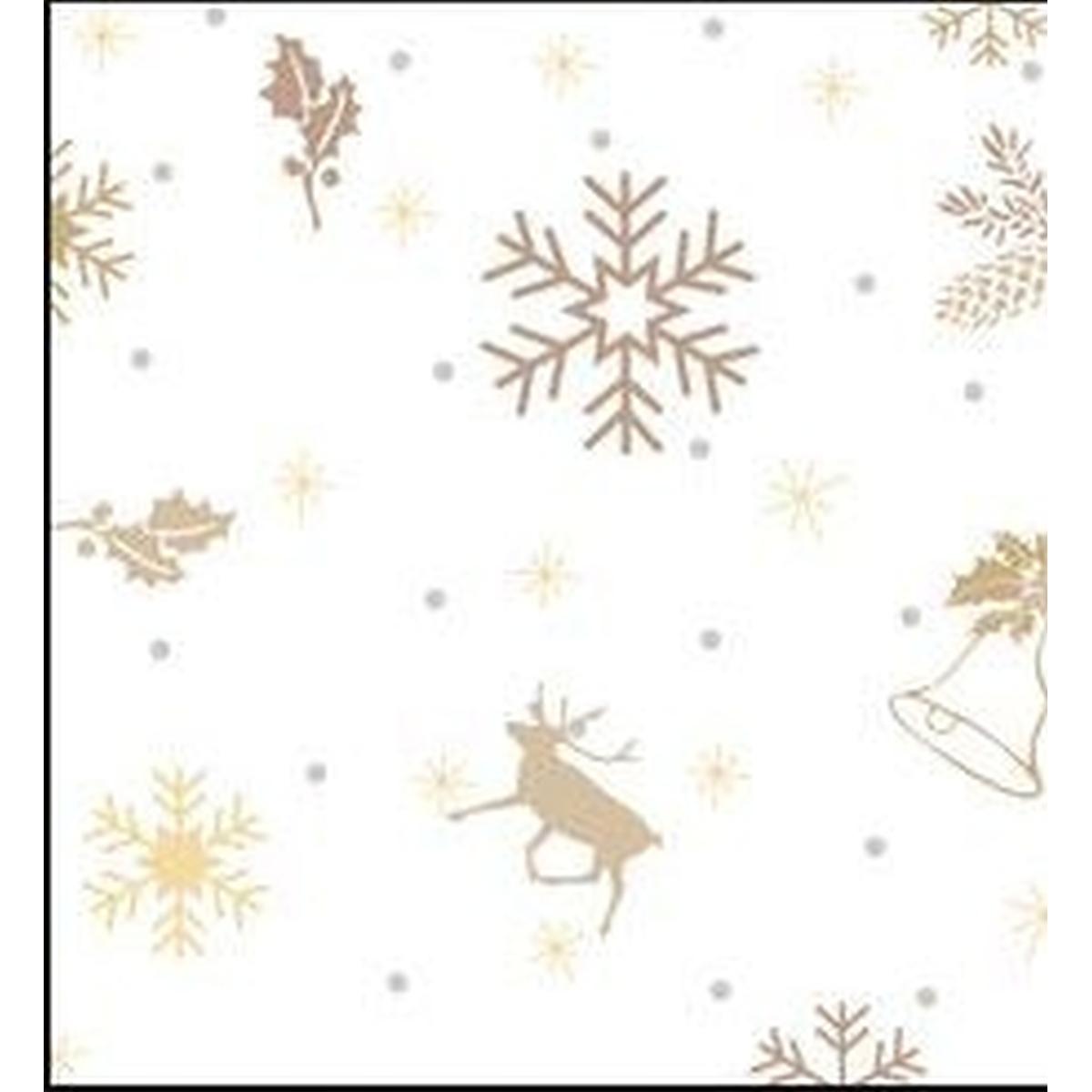 Ursus, Bastelpapier, Transparentpapier 115 g/qm A4 VE=25 Blatt Classic Christmas creme/braun Motiv 5 (115 g/m², 1 x)