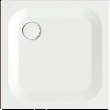 Bette, Duschwanne, Ultra Rechteck-Duschwanne 750x750x25mm, mit Glasur Plus, 5529