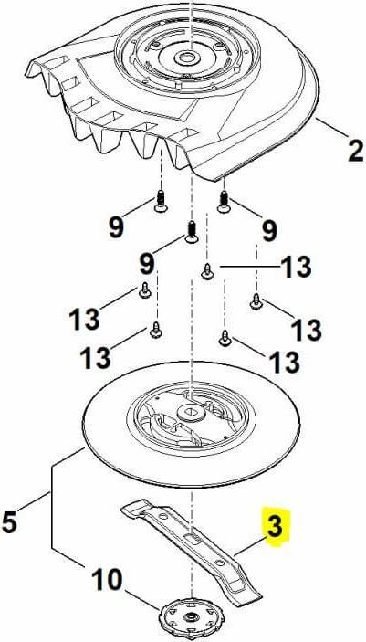 Produktbild Stihl Ersatzmesser-Set (Mähroboter, Rasenmäher Messer + Ersatzmesser Gartenmaschinen)