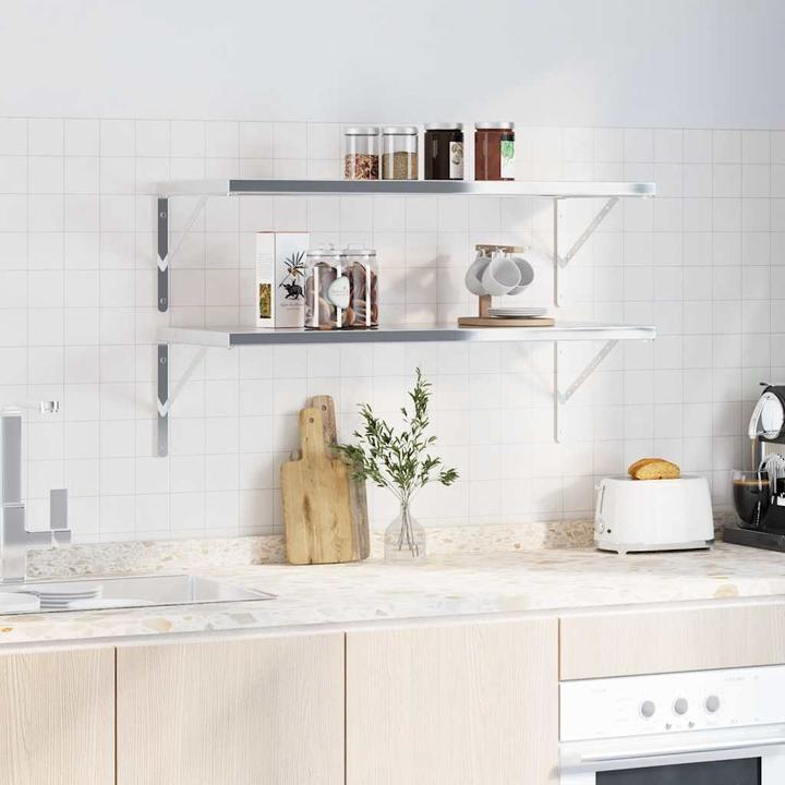 Actual product image vidaXL Shelf supports 4 pcs. Noble