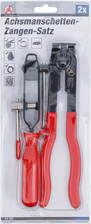 Image du produit BGS Jeu de pinces pour colliers de soufflets 2 pièces