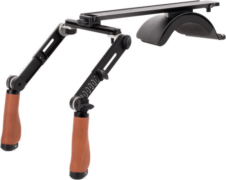 Actual product image Wooden Camera Shoulder Rig v3 (Pro, Brown Leather)