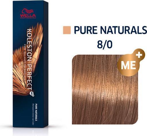 Image du produit Wella Koleston Perfect Me+ Pure Naturals (8/0 blond clair)