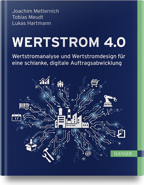 Produktbild Wertstrom 4.0 (Deutsch, Lukas Hartmann, Tobias Meudt, Joachim Metternich, 2022)