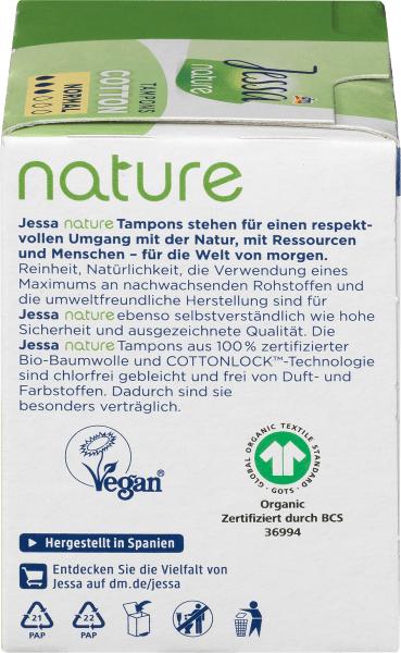 Produktbild dm Jessa Tampons Cotton Normal nature (16 x, Normal)
