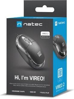 Actual product image Genesis NATEC mouse Vireo 2 1000DPI optical (Cable)
