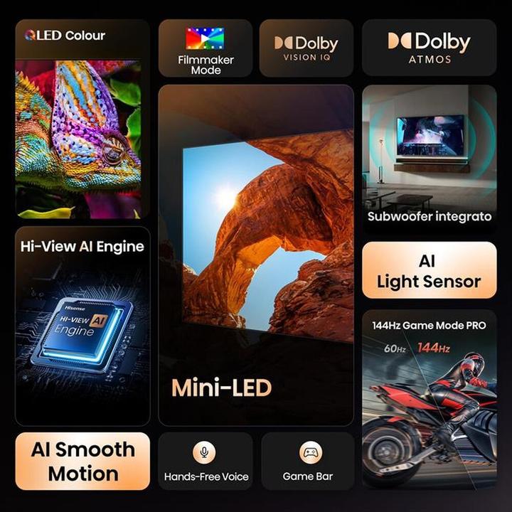 Image du produit Hisense 65U79Q Fernseher 65 Zoll Serie U7 (65", UQ79, QLED, 4K)