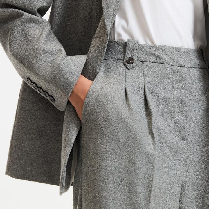 Produktbild La Redoute Collections Weite Hose mit Bügelfalte aus 50% Wolle (38)