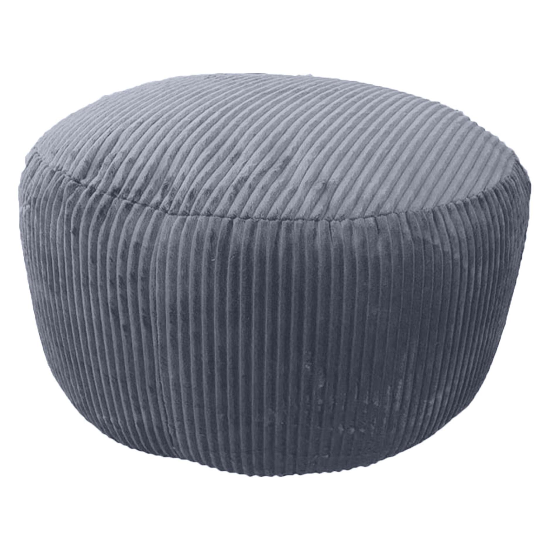 Relaxdays, Kruk, Cord-Pouf