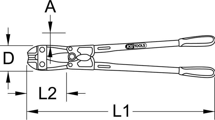 Image du produit KS Tools coupe-boulons (450 mm)