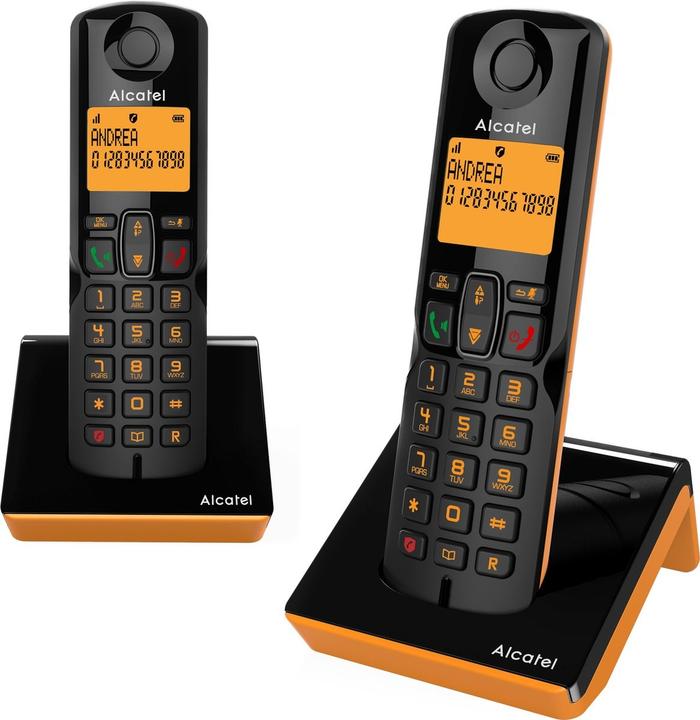 Produktbild Alcatel Telefono S280 Duo Ewe Blk/Orange