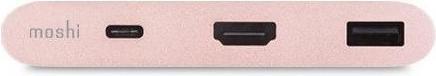 Immagine prodotto Moshi Adattatore multiporta USB-C oro rosa (USB-C, 3 Porti)