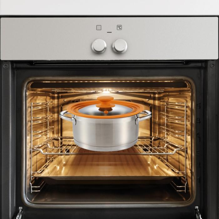 Produktbild Tescoma Unicover Deckel Ø 16, 18, 20 cm Grau (21 cm, Kunststoff, Metall)