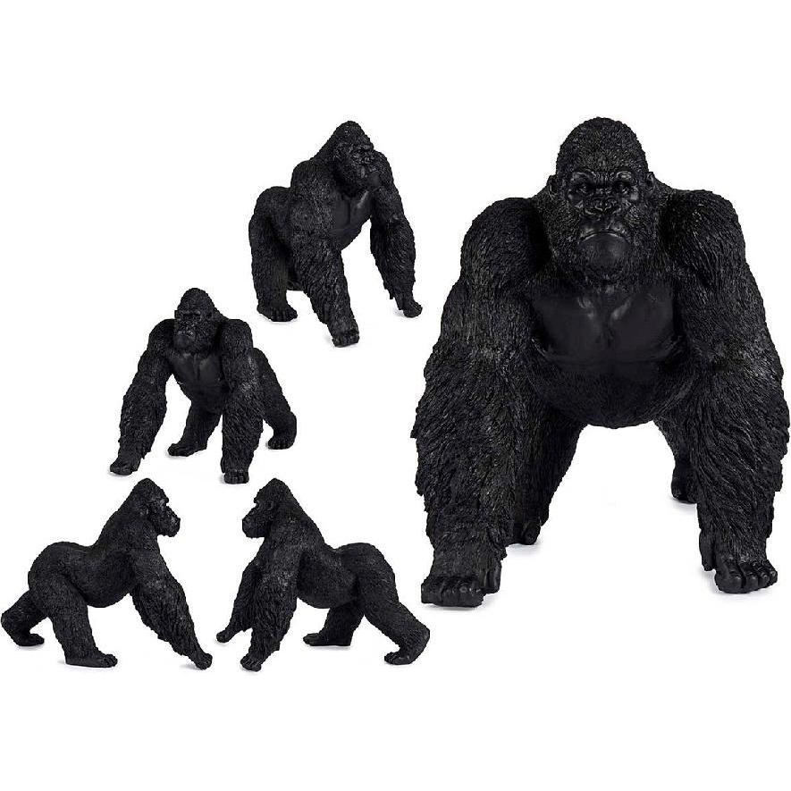 Giftdecor, Deko Objekt, Gorilla, der gross schwarz läuft (36 x 30 x 45 cm)