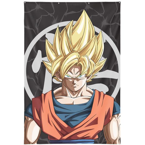 Lyo, Decorazione murale, Wall Decor Dragon Ball Z Goku Super Saiyan 125x85cm