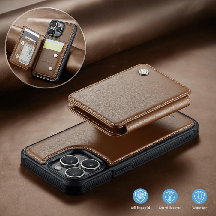 Immagine prodotto Cover-Discount iPhone 16 Pro - Cover posteriore 2-in-1 con supporto per carta di credito (Apple iPhone 16 Pro)