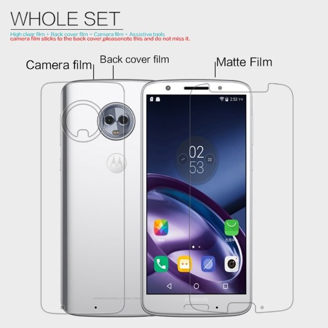 Produktbild Nillkin Matte Series Schutzfolie (1 Stück, Motorola Moto G6)