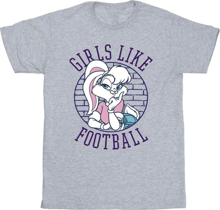 Produktbild Looney Tunes Lola Bunny Girls Like Football TShirt (L)