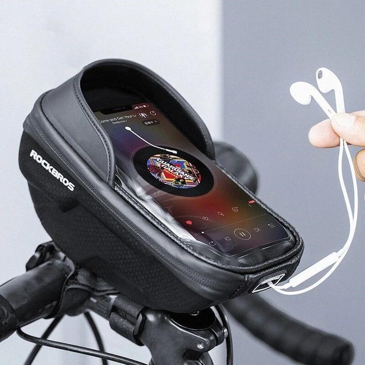 Produktbild Rockbros Handlebar Phone Bag, Black (Lenkertasche)