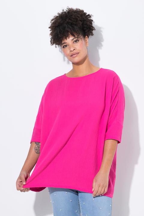 Actual product image Miamoda Bluse, oversized, Musselin, 3/4-Ärmel (46, 48)