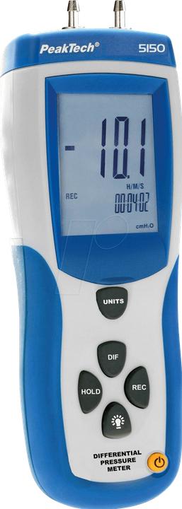 Peaktech Differentialdruck-Messgerät 0...344 hPa ( 5150)