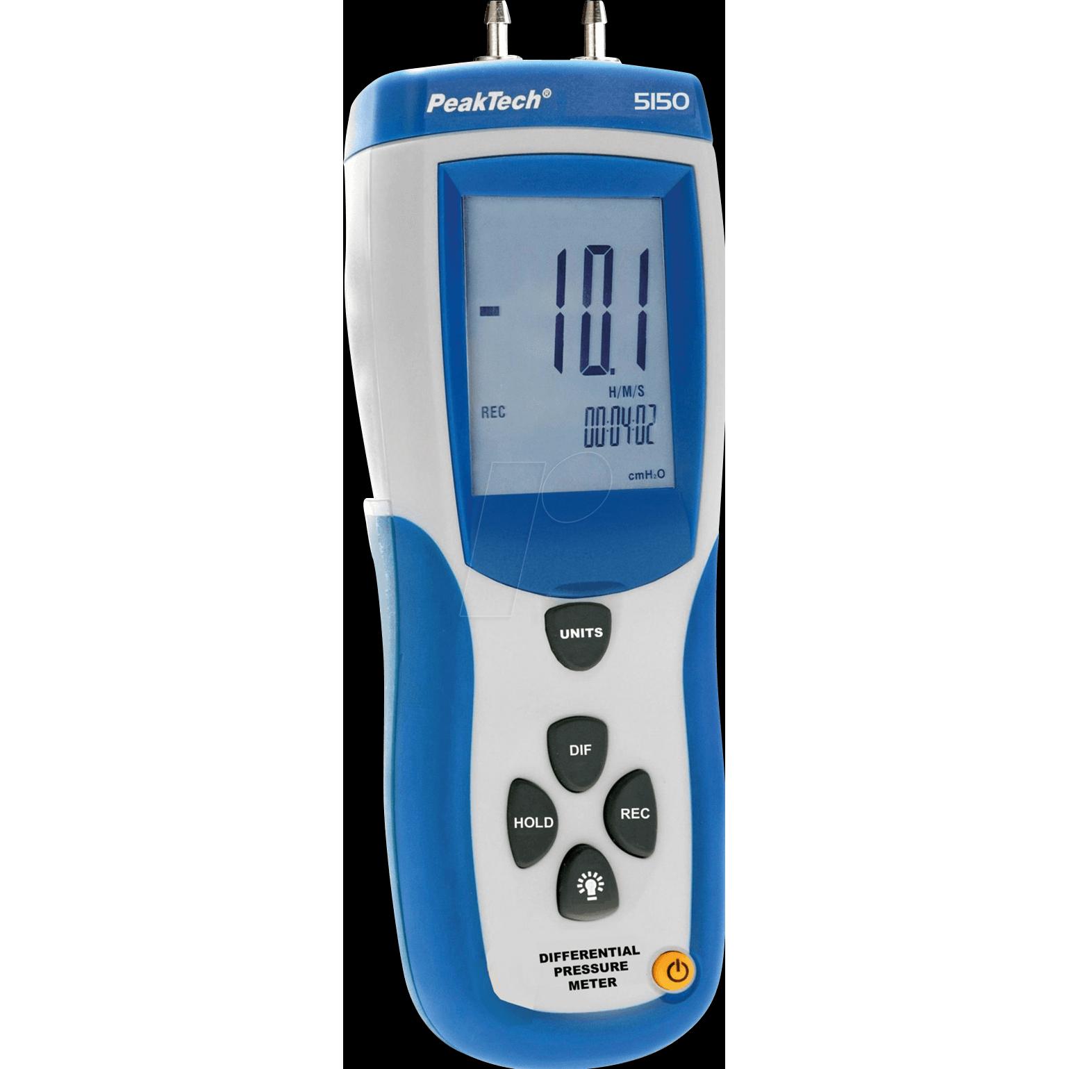 Peaktech, Detektor, Differentialdruck-Messgerät 0...344 hPa ( 5150)