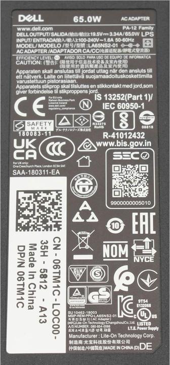 Image du produit Dell JV1HP (65 W)