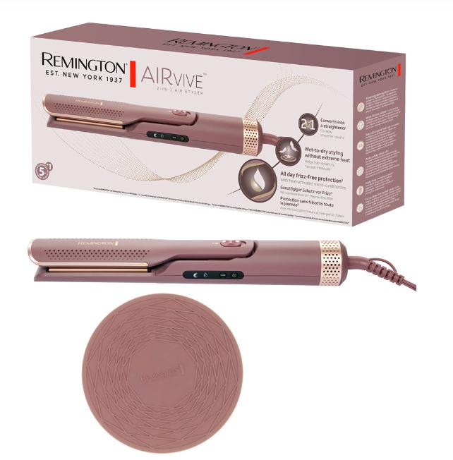Produktbild Remington 2-in-1 Warm Air Brush for Wet and Dry Styling with Ion Technology and Micro-Conditioner (Glättbürste)