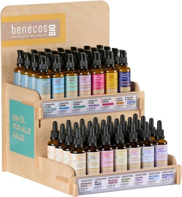 Actual product image Benecos Display facial care