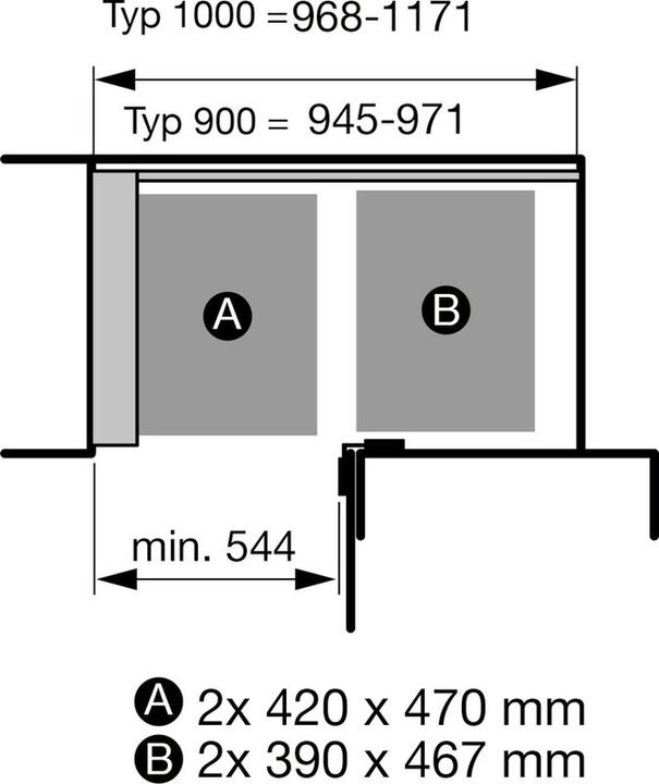 Produktbild Peka Metall Einhängetablar-Set Liro (1 Stk.)