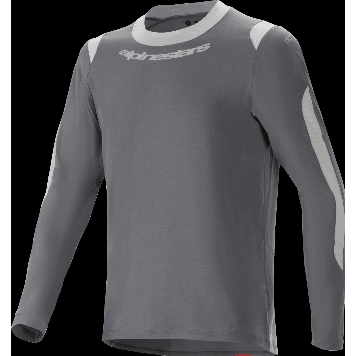 Alpinestars, Herren, Velotrikot, Jersey 24 A-Dura Dri Wool Ls (XL), Grau, XL