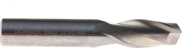 Actual product image Dormer S902 CARBIDE 2FL S-DRILL 12.0MM