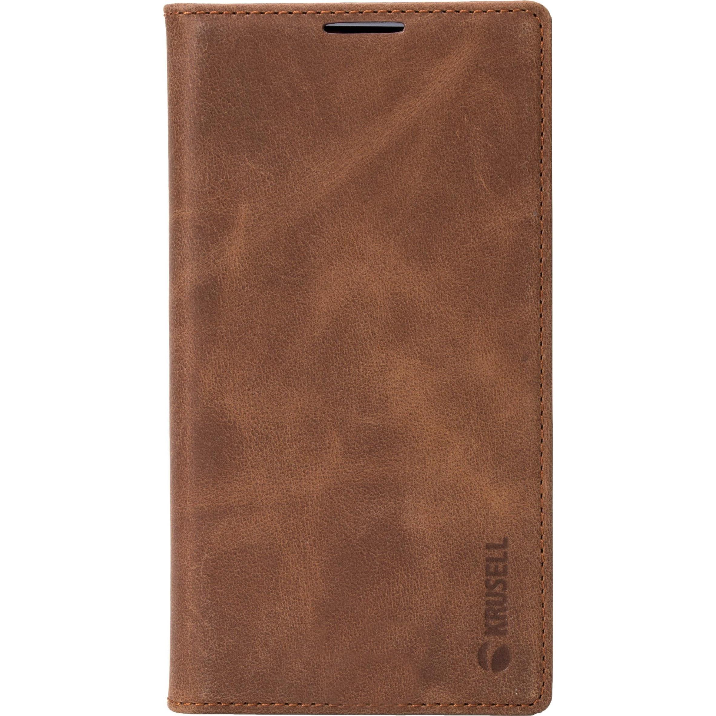 Krusell Sunne 2 Card Foliowallet Sony Xperia L2 vintage cognac (Sony Xperia L2), Smartphone Hülle, Braun